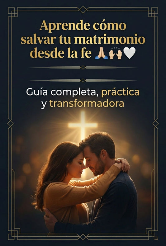Aprende cómo salvar tu matrimonio desde la fe🤍🙌🏻🙏🏻 + 4 bonos🎁”